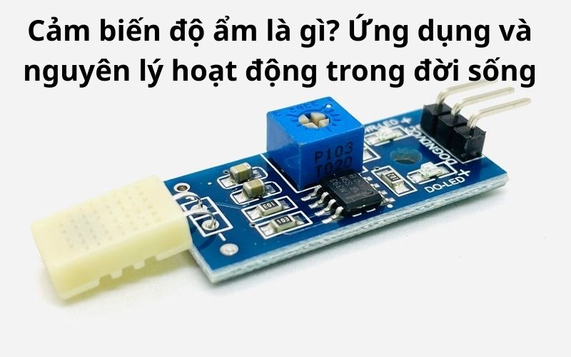 Cảm biến độ ẩm là gì? Ứng dụng và nguyên lý hoạt động trong đời sống Cảm biến độ ẩm là gì? Ứng dụng và nguyên lý hoạt động trong đời sống