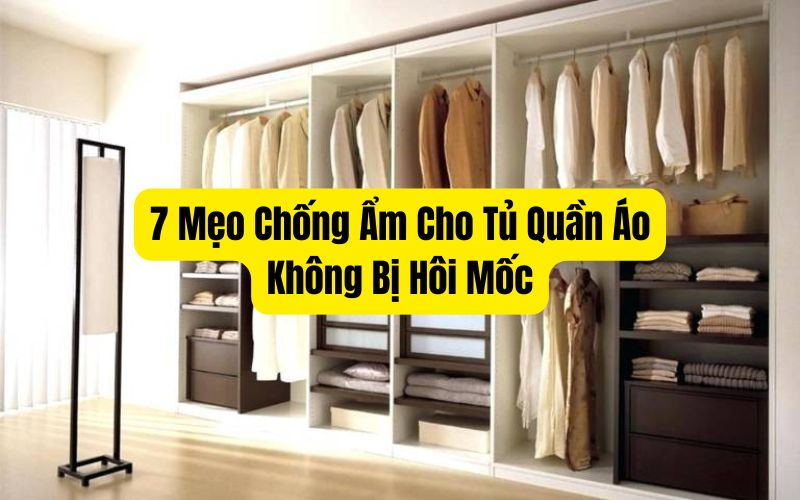 7 Mẹo Chống Ẩm Cho Tủ Quần Áo Không Bị Hôi Mốc