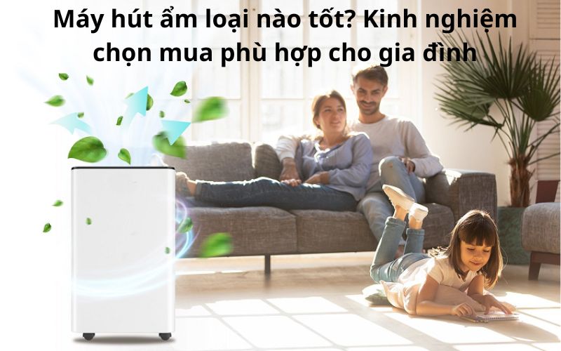 Máy hút ẩm loại nào tốt? Kinh nghiệm chọn mua phù hợp cho gia đình