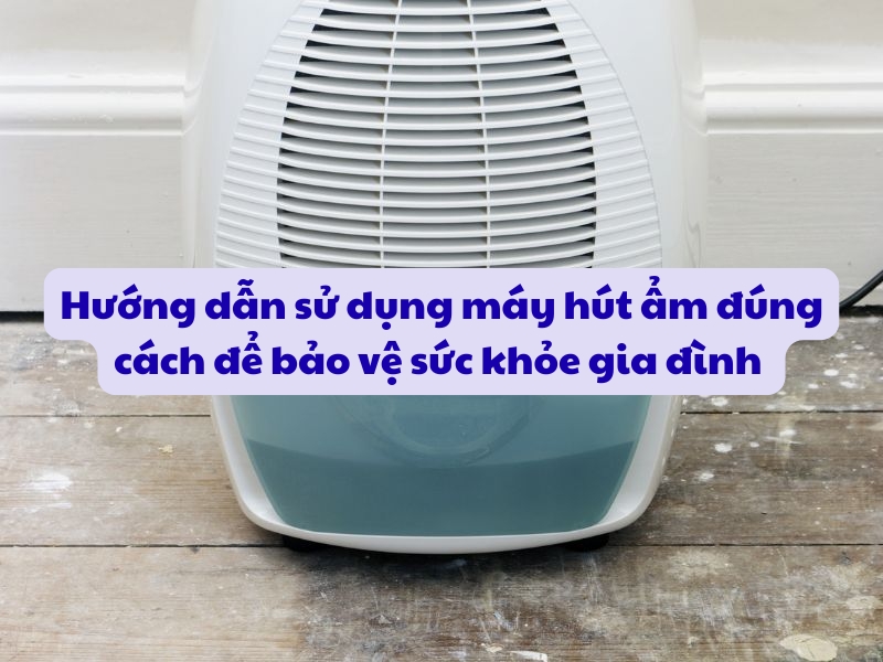 Hướng dẫn sử dụng máy hút ẩm đúng cách để bảo vệ sức khỏe gia đình 