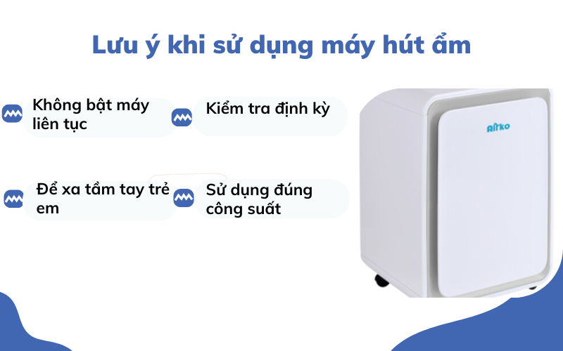 hướng dẫn sử dụng máy hút ẩm